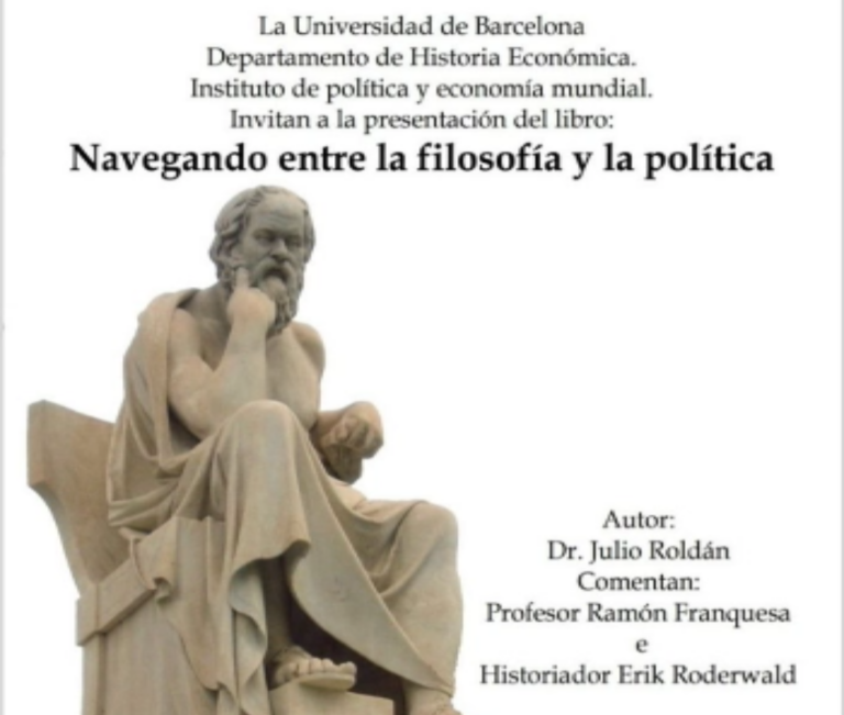 Presentación del Libro ‘Navegando entre la Filosofía y la Política’ por Julio Roldán