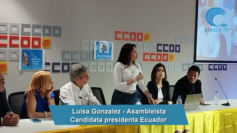 LUISA GONZÁLEZ: CANDIDATA A PRESIDENCIA DE ECUADOR